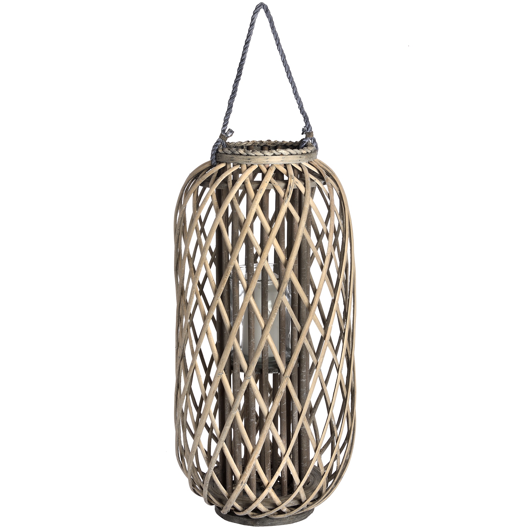 Large Standing Wicker Lantern From Anita Jones Interior Styling