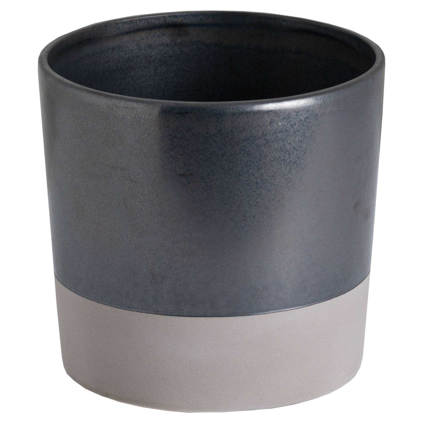 Large Metallic Grey Ceramic Planter From Anita Jones Interior Styling