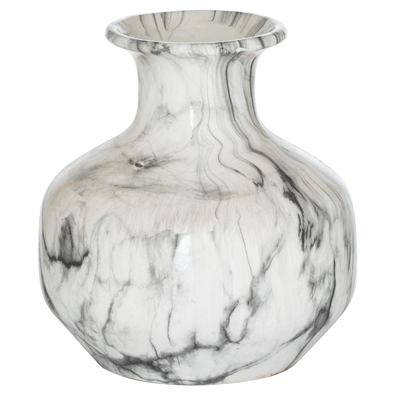 Marble Squat Vase From Anita Jones Interior Styling