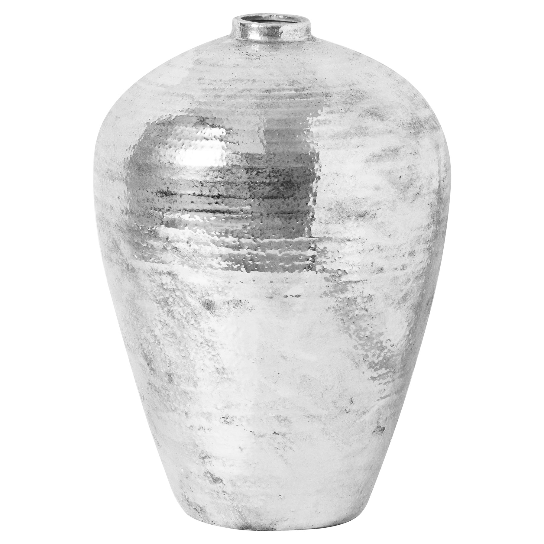 Large Hammered Silver Astral Vase From Anita Jones Interior Styling