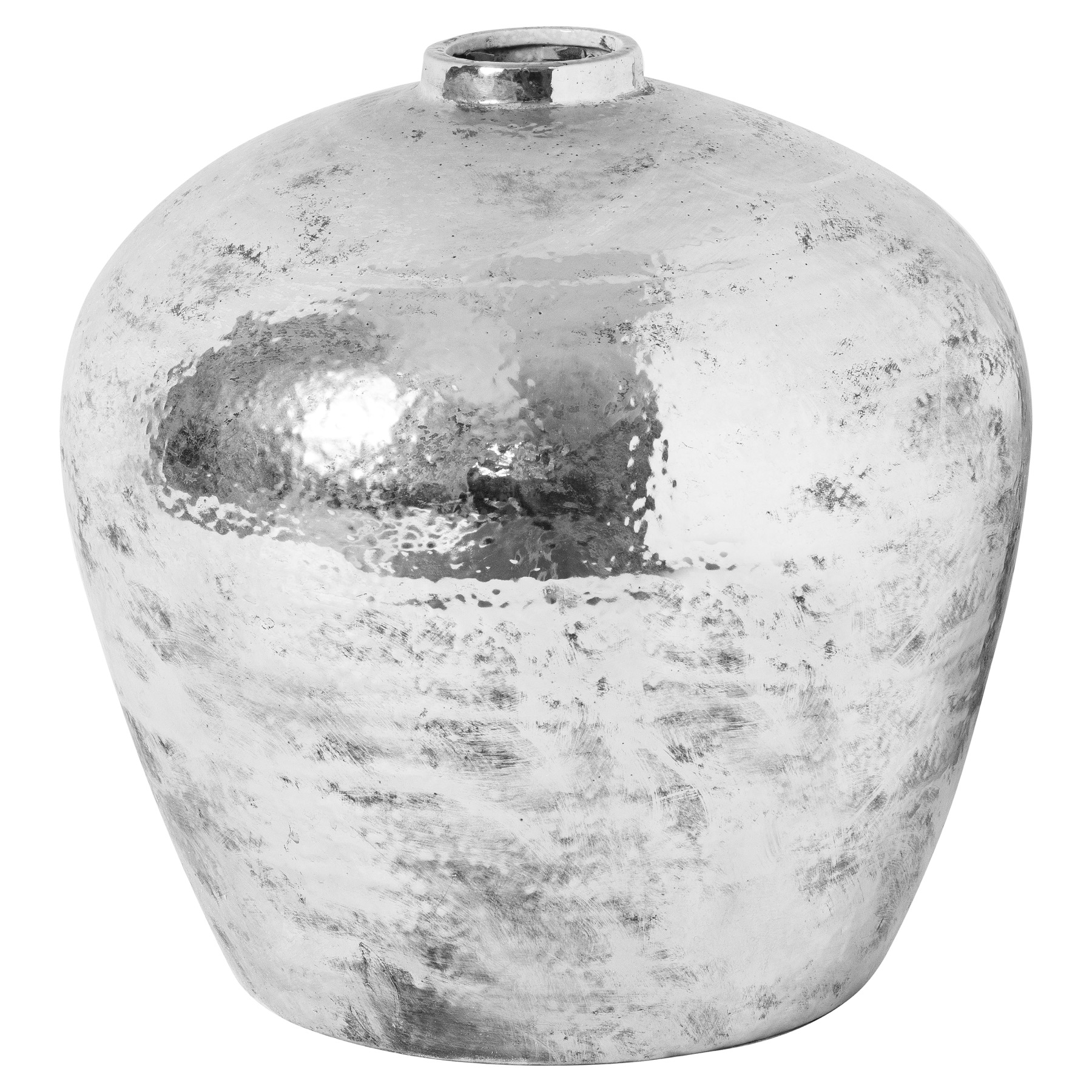 Hammered Silver Astral Vase From Anita Jones Interior Styling