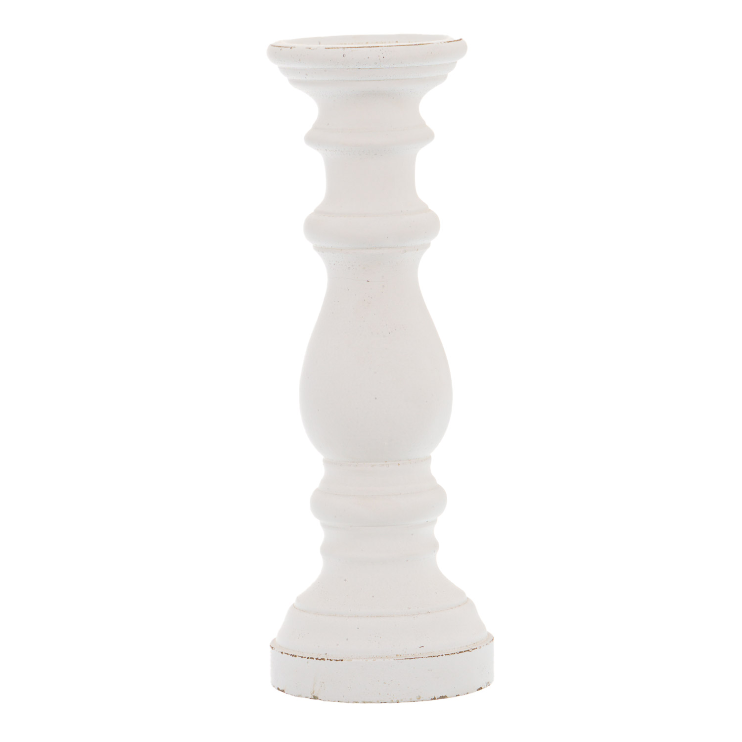 Matt White Ceramic Column Candle Holder From Anita Jones Interior Styling