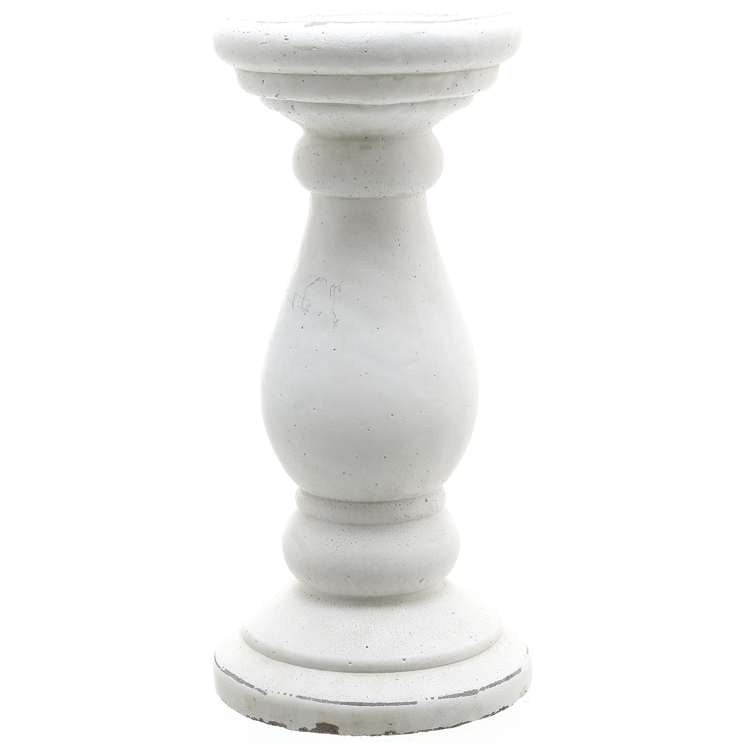 Large Matt White Ceramic Candle Holder From Anita Jones Interior Styling