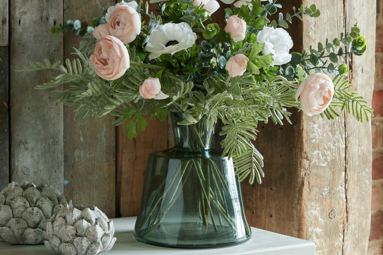 A faux floral arrangement for spring