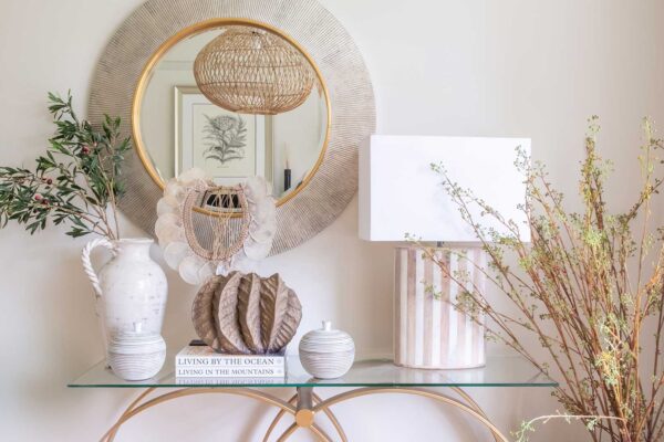 Tips for Creating a Striking Gallery Wall and Console Display