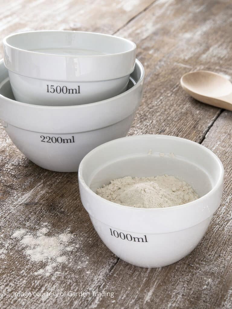 RIALTO MIXING BOWLS WHITE MBPO01