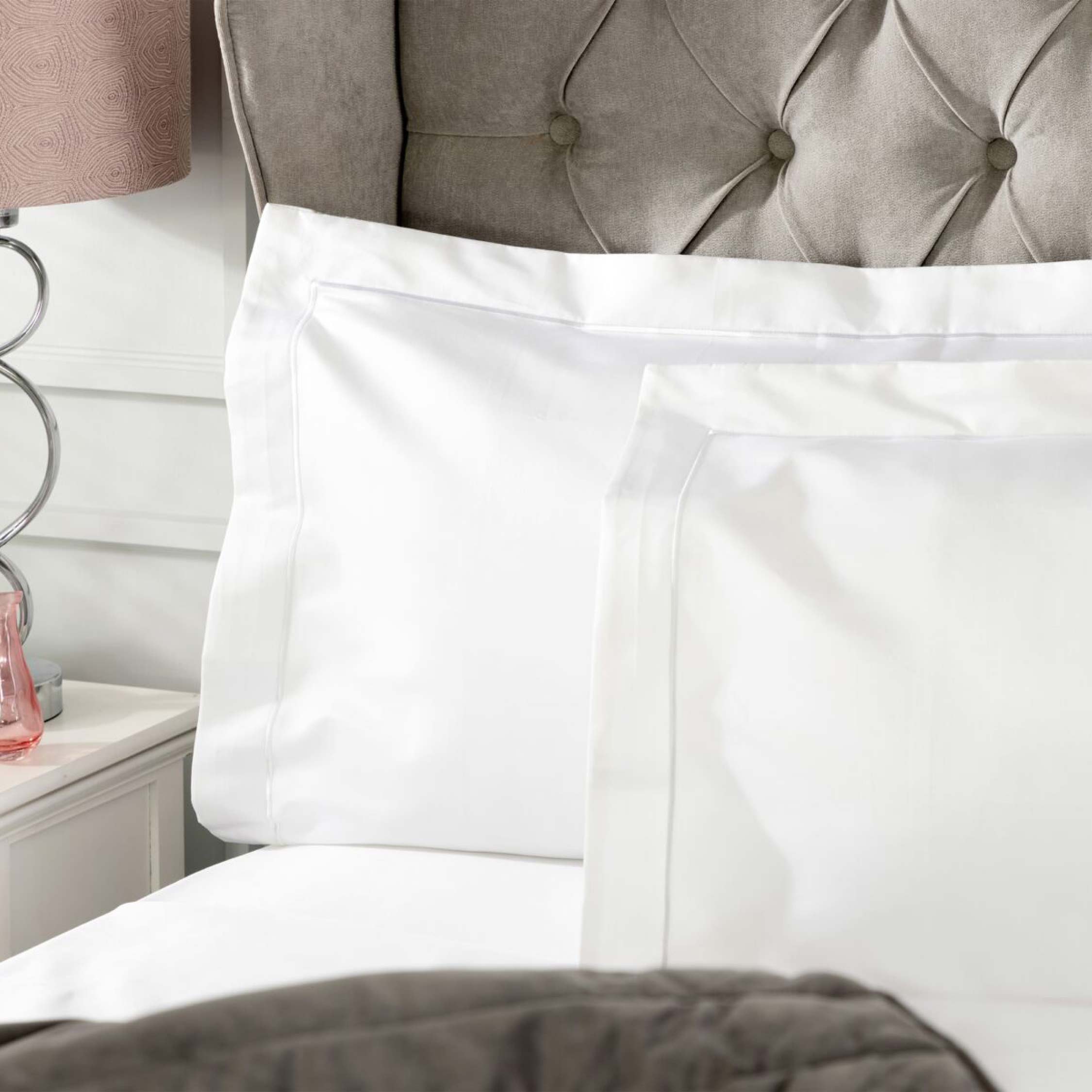 1000 Thread Count Oxford Pillowcase White